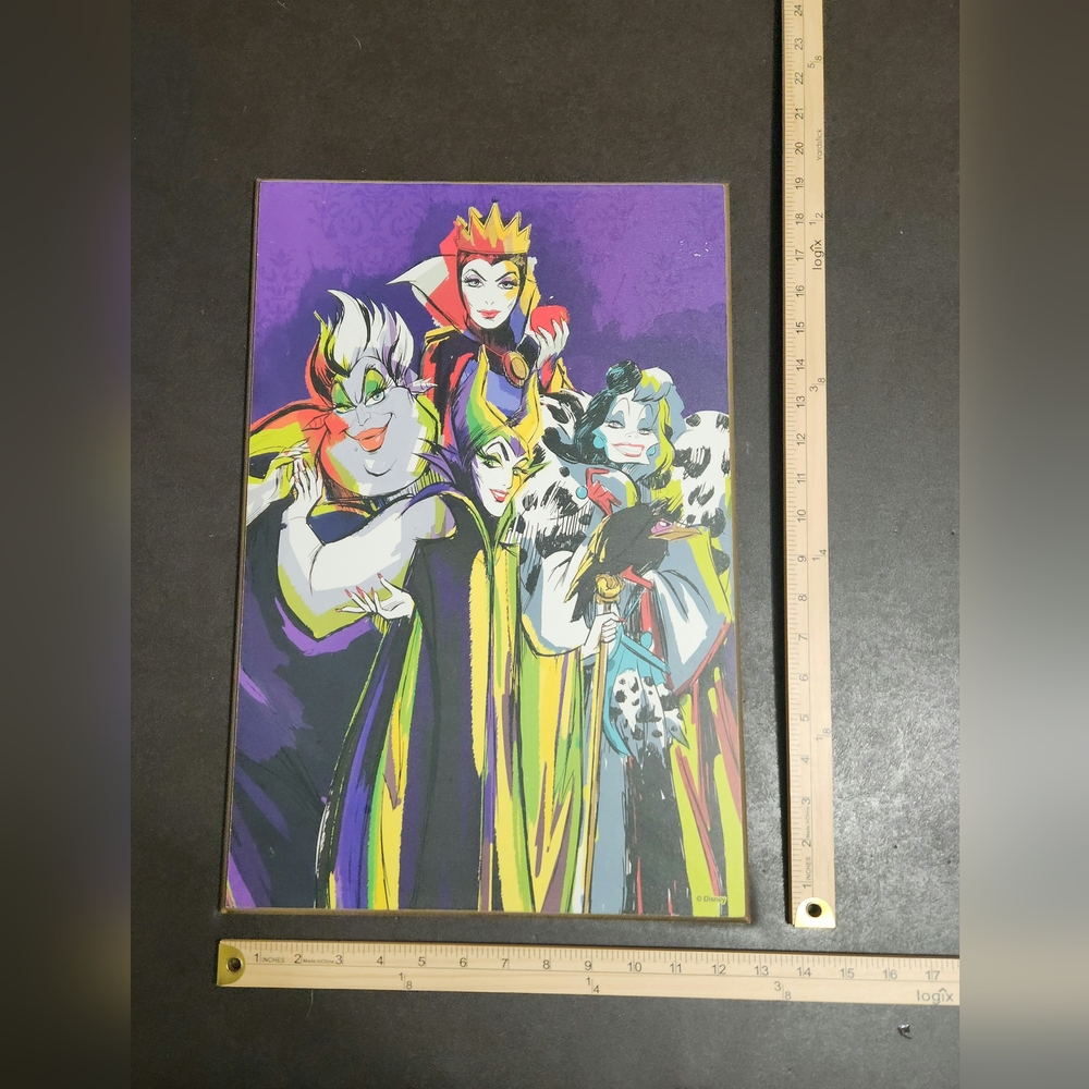 Disney Villans wooden wall art